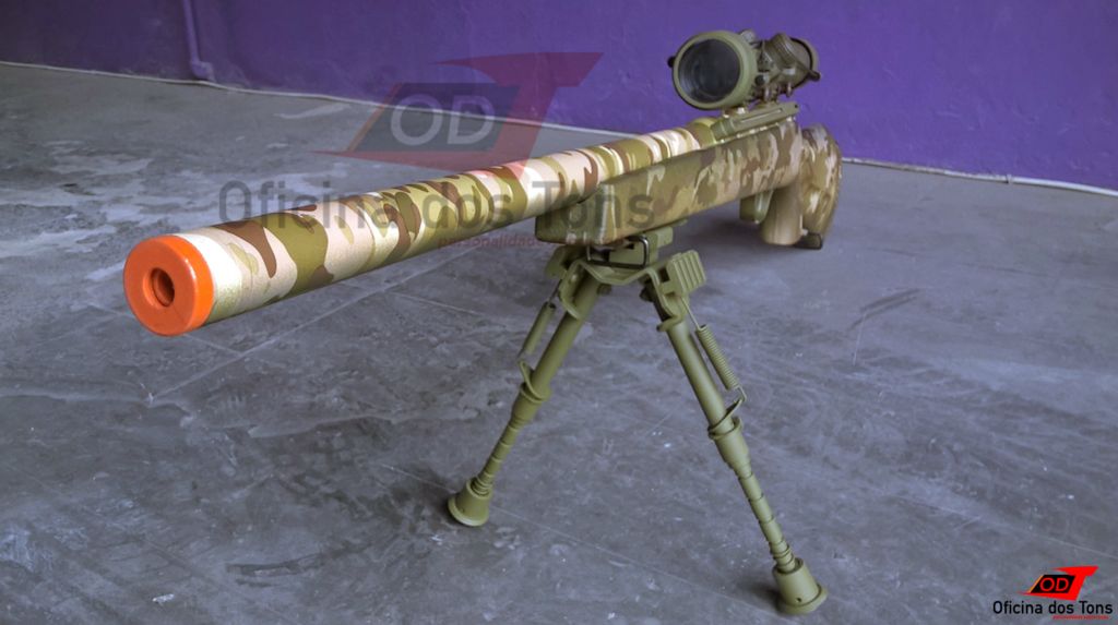 Oficina dos Tons - WTP Camuflagem - Airsoft Sniper